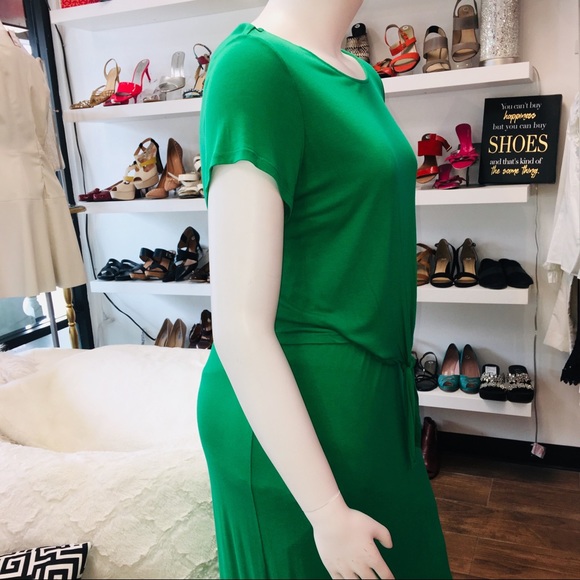 Chico’s Green Short sleeve Maxi Dress - Picture 5 of 8